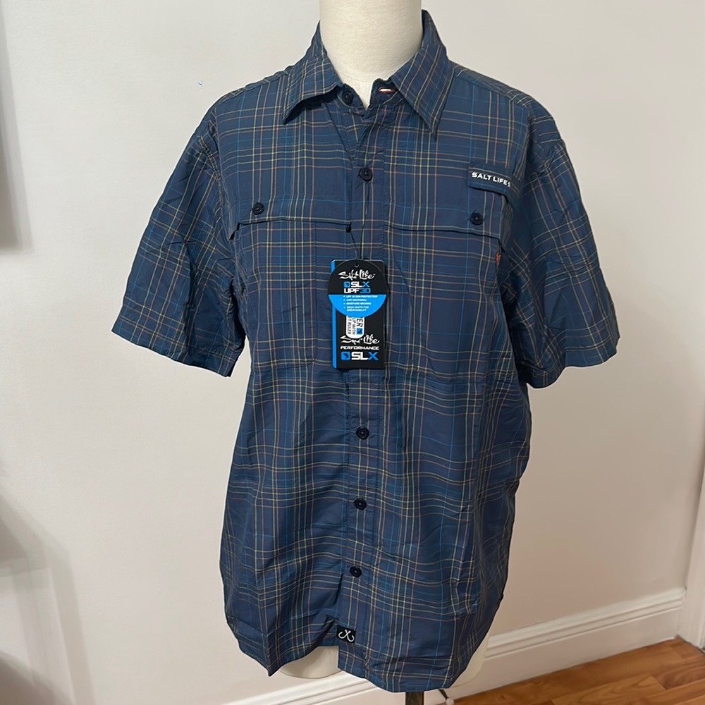 Salt life men short sleeve shirt